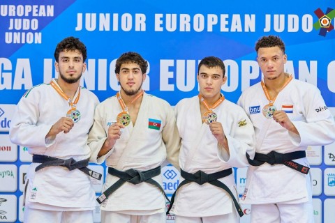 Cüdoçularımızdan Avropa kubokunda 2 qızıl, 1 gümüş və 3 bürünc - FOTO