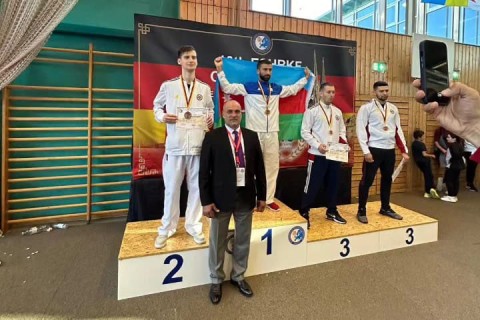 Azerbaijani karate players won 3 medals in the European Championship - PHOTO