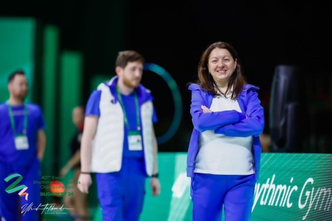 Gimnastlarımızın Budapeştdə son məşqi - FOTO