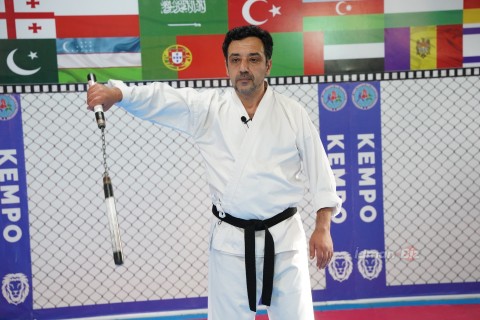 "Ulduzlu İdman": Döyülməkdən qorxan Samir Ələsgərov sərt idman növündə - yalnız İdman.Biz TV-də  - FOTO - VİDEO