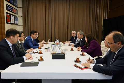 Farid Gayibov met with the delegation of the TBMM - PHOTO
