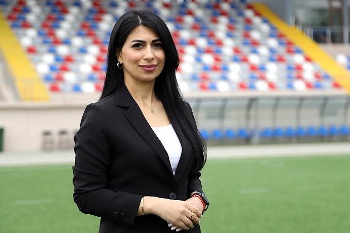 AFFA official at the Greece-Montenegro game
