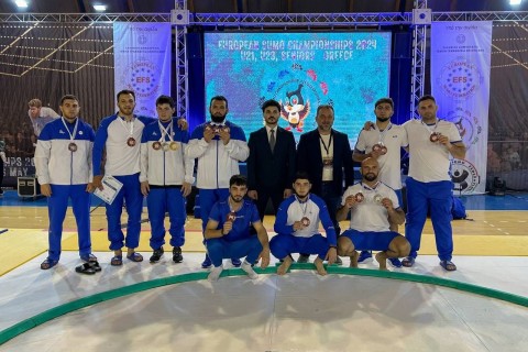 Sumoçularımızdan Avropa çempionatında uğurlu göstərici - FOTO