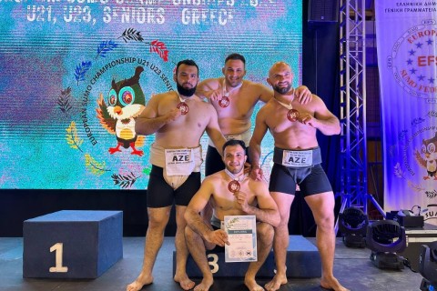 Sumoçularımızdan Avropa çempionatında uğurlu göstərici - FOTO