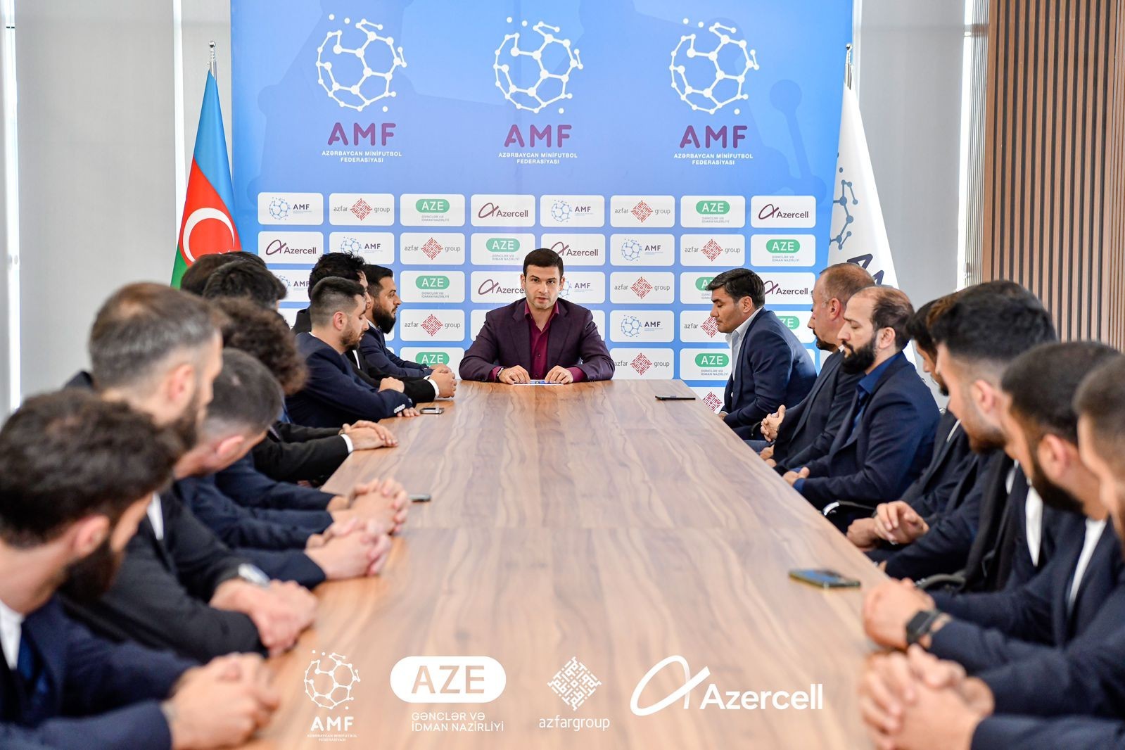 Orkhan Mammadov met with the national team - PHOTO