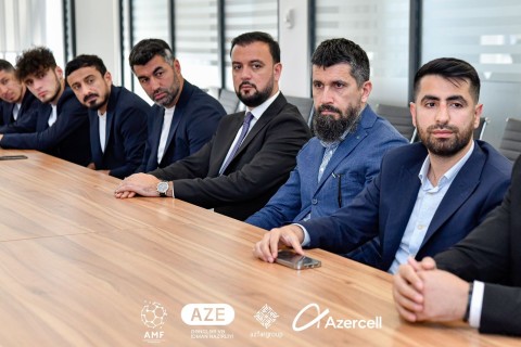 Orkhan Mammadov met with the national team - PHOTO