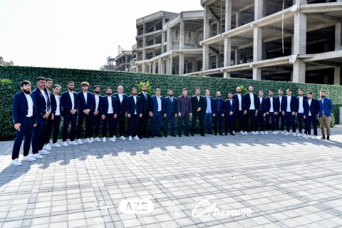 Orkhan Mammadov met with the national team - PHOTO