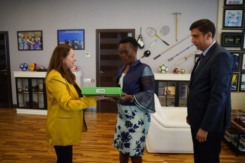 Mariana Vasileva Odette Assembe Engoulounu qəbul edib - FOTO