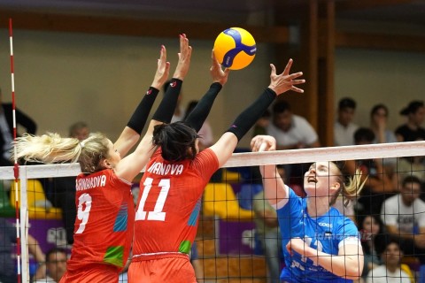 Азербайджан выиграл второй матч в Золотой Евролиге - ФОТО