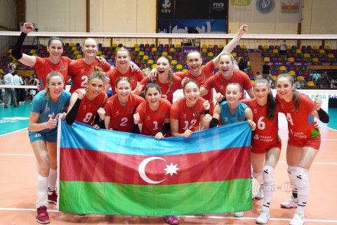 Азербайджан выиграл второй матч в Золотой Евролиге - ФОТО