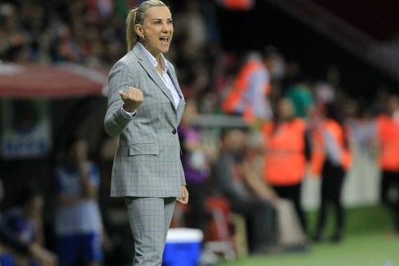 Necla Güngör: “Azərbaycan yığması ilə oyunda istəyimizə çatdıq”