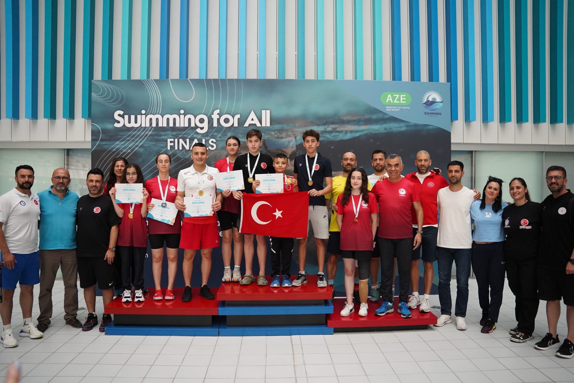 Final stage of the "Swimming for All" completed in Baku - PHOTO