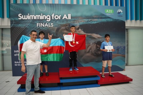 Final stage of the "Swimming for All" completed in Baku - PHOTO
