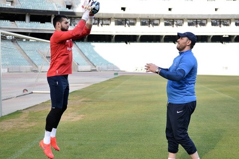 Asadov’s team preparing for away match - PHOTO
