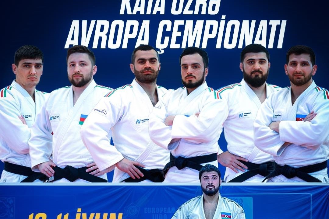 Сборная Азербайджана на чемпионате Европы по ката