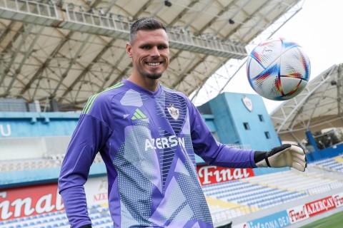“Qarabağ”ın yeni transferi Bakıda ilk məşqinə çıxıb - FOTO