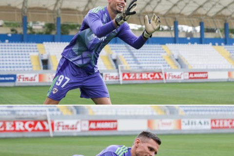 “Qarabağ”ın yeni transferi Bakıda ilk məşqinə çıxıb - FOTO