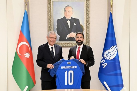 Rövşən Nəcəf Fernandu Santuşla görüləcək işləri müzakirə edib - FOTO