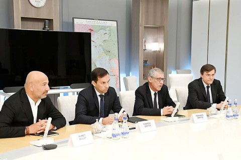 Rövşən Nəcəf Fernandu Santuşla görüləcək işləri müzakirə edib - FOTO