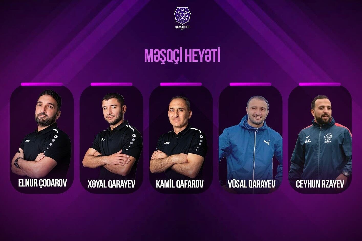 “Şamaxı”da yeni məşqçilər