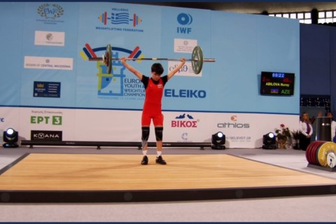 Nuray Abilova won a silver medal at the European Championships