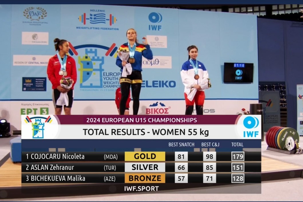 Malikə Biçekuyeva 2 bürünc qazanıb - FOTO