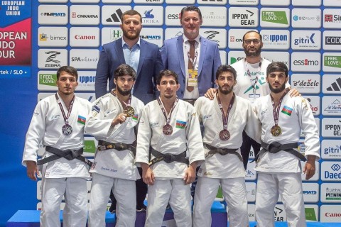 Cüdoçularımız Avropa Kubokunun ilk günündə 5 medal qazanıb