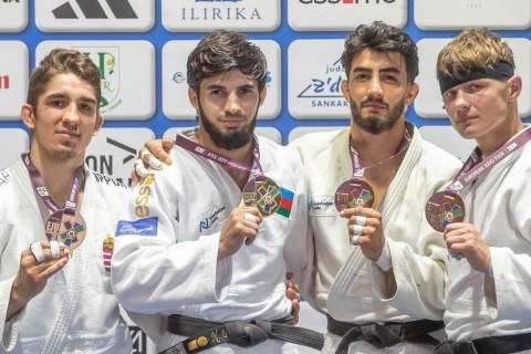 Azerbaijani judokas won 5 medals on the first day of the European  - PHOTO