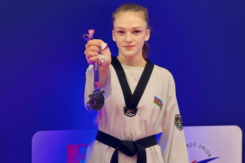 Taekvondoçumuz klublararası Avropa çempionatında gümüş medal qazanıb - FOTO