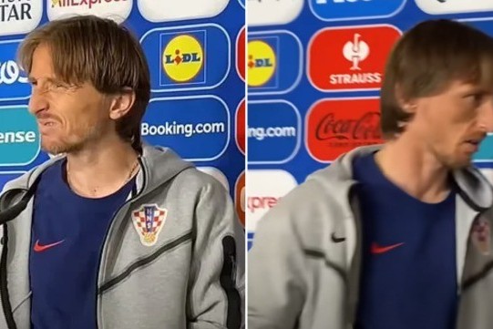 Furious Luka Modric storms out after the age question - VIDEO