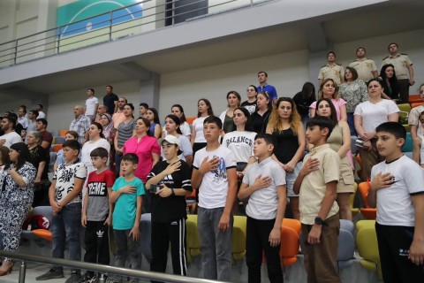 Яркие фрагменты чемпионата Азербайджана по аэробике - ФОТО