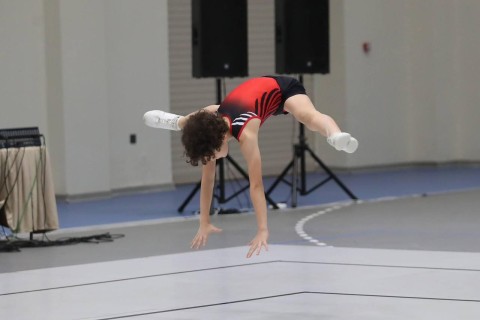 Яркие фрагменты чемпионата Азербайджана по аэробике - ФОТО