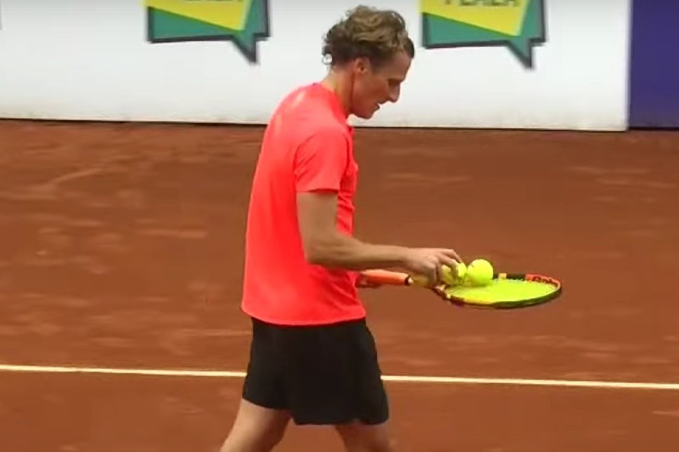 Forlan started practicing tennis
