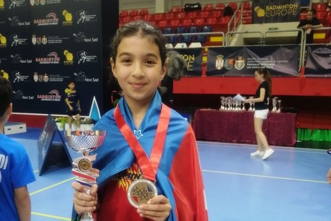 Our badminton players return from Novi Sad with 4 medals - PHOTO
