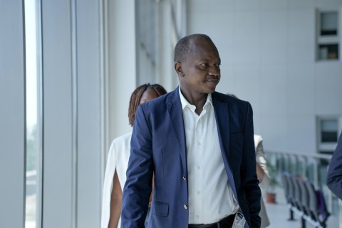 Chad's Minister of Youth and Sports at the National Gymnastics Arena
