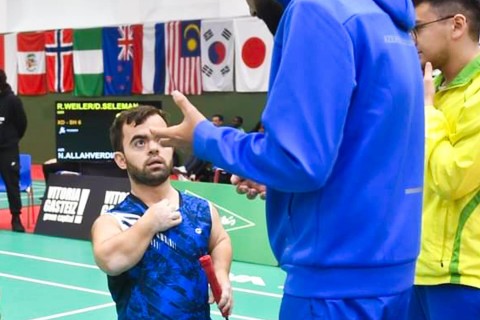 Azerbaijani badminton player deemed worthy of an international certificate - PHOTO