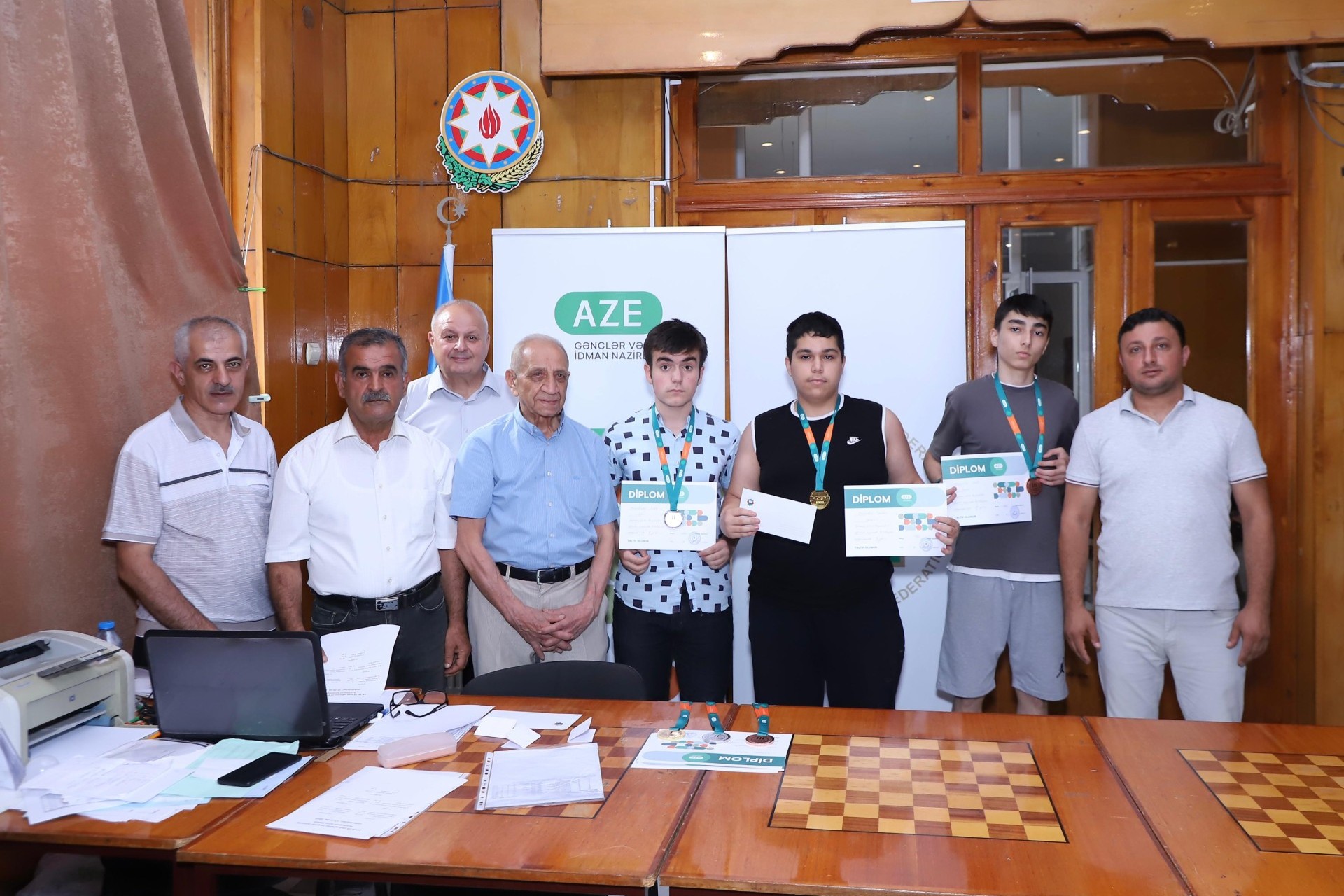 Azerbaijani strongest chess players - PHOTO