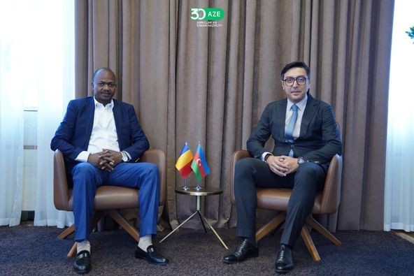 Farid Gayibov meets with Chad's minister of youth and sports - PHOTO