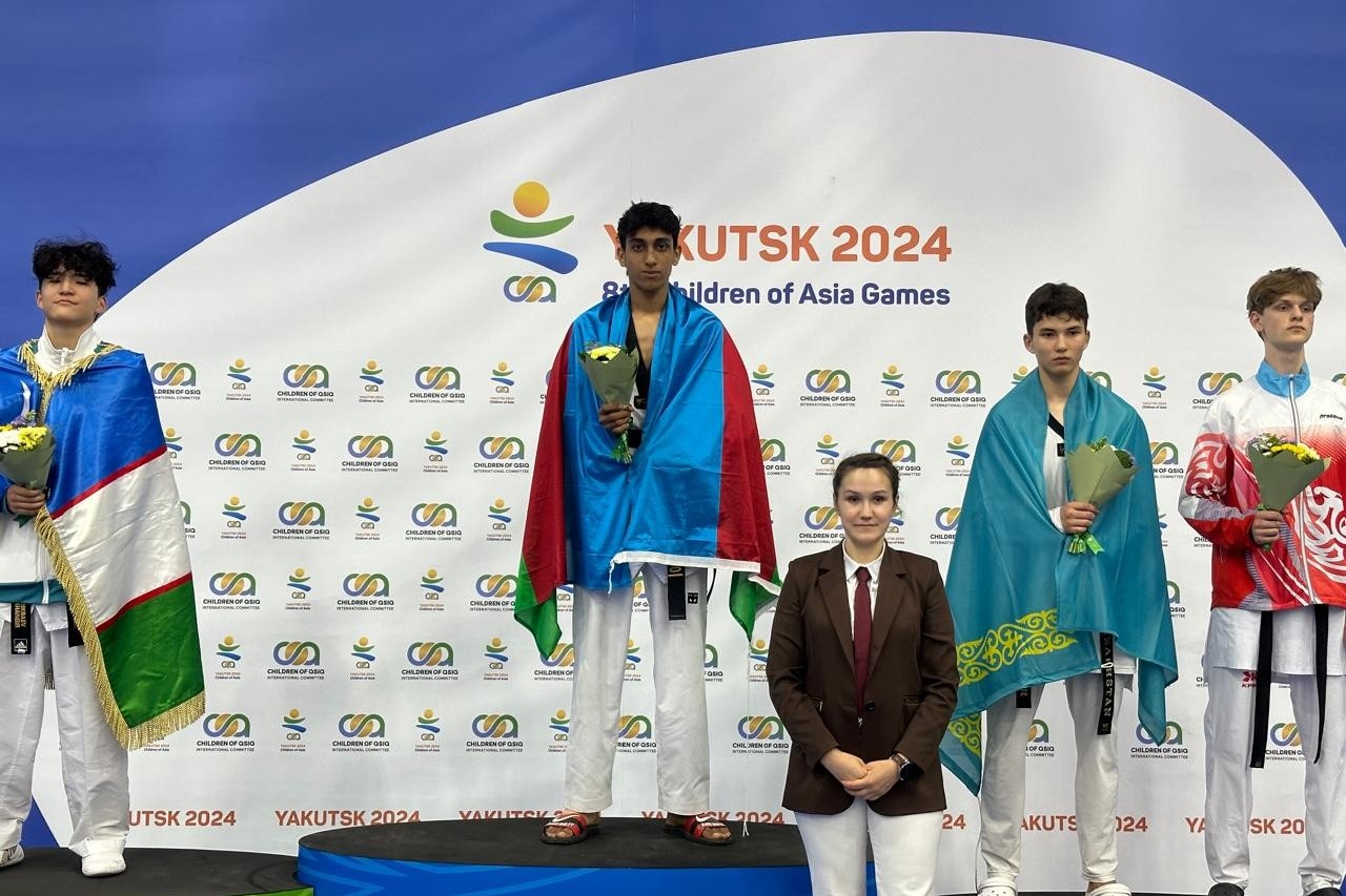 Azerbaijani taekwondo players won 4 medals in "Children of Asia" - PHOTO