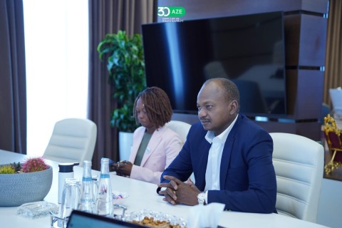 Farid Gayibov meets with Chad's minister of youth and sports - PHOTO