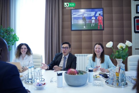 Farid Gayibov meets with Chad's minister of youth and sports - PHOTO