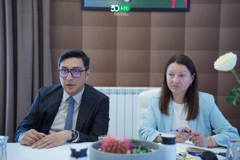Farid Gayibov meets with Chad's minister of youth and sports - PHOTO