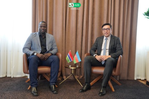 Minister Badjie calls on Farid Gayibov - PHOTO