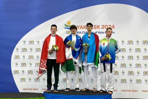 Azerbaijani taekwondo players won 4 medals in "Children of Asia" - PHOTO