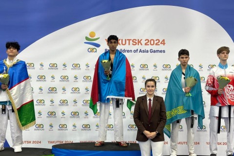 Azerbaijani taekwondo players won 4 medals in "Children of Asia" - PHOTO