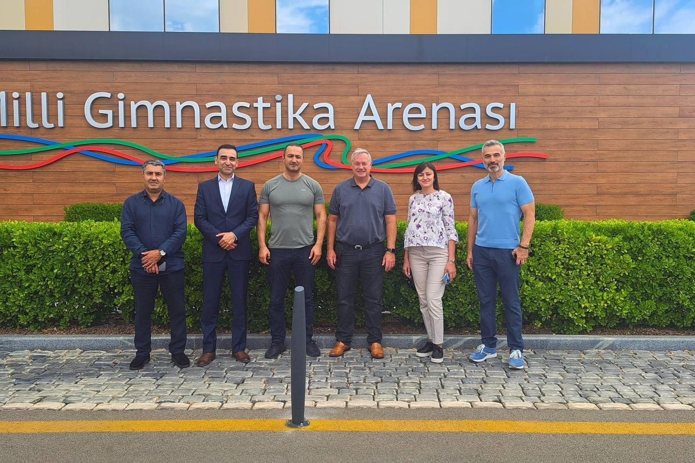 Гости из США на Национальной арене гимнастики - ФОТО