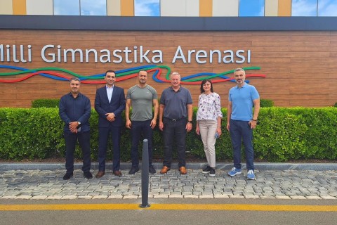 Гости из США на Национальной арене гимнастики - ФОТО