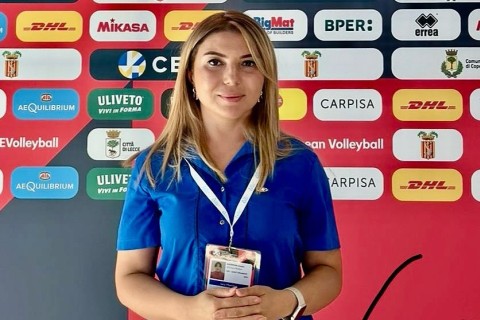 Vusala Kazimova in the final stage of the European Championship