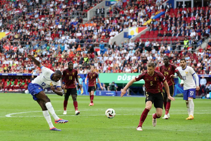 RECORDS in France-Belgium match