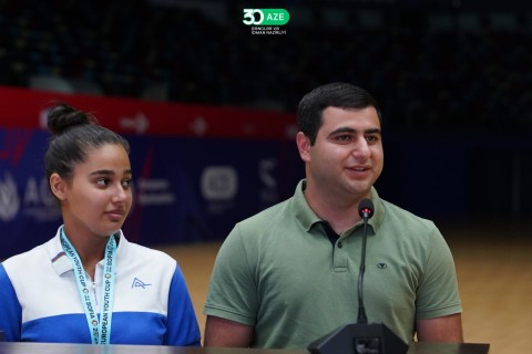 Farid Gayibov meets with successful athletes - PHOTO